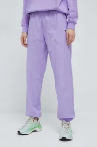 Bavlněné kalhoty Champion fialová barva