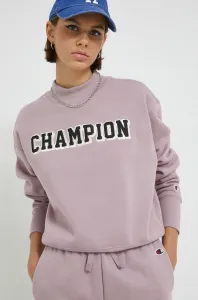 Mikina Champion dámská, fialová barva, hladká, 115439-EBY