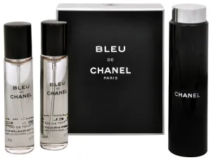 CHANEL Bleu de chanel Toaletní voda v plnitelném cestovním rozprašovači - EAU DE TOILETTE 3X20ML 3x 20 ml