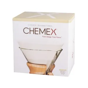 Chemex kruhové filtry na 6/8/10 šálků bílené 100 ks
