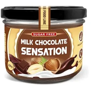 Chevron Nutrition Ořechový krém z lískových oříšků s mléčnou čokoládou (bez cukru) 225 g