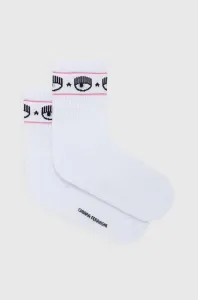 Ponožky Chiara Ferragni dámské, bílá barva #5412203