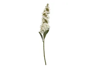 Dekorace umělá krémová květina Delphinium cream - 80 cm 39067719
