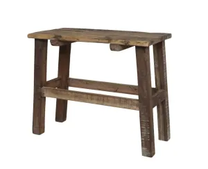 Hnědá dekorační dřevěná lavice Grimaud Unit - 60*30*50 cm 41074200