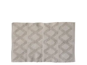 Béžový bavlněný koberec se vzorem  Mig - 75*150 cm 16875-19