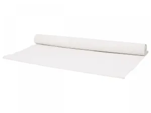 Bílý vintage běhoun na stůl Jacquard - 90*180 cm 16067101 (16671-01)
