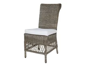 Přírodní ratanová židle s výpletem Old French chair - 50*50*100 cm  40037900 (40379-00)