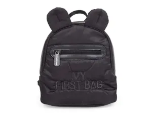 CHILDHOME - Dětský batoh My First Bag Puffered Black