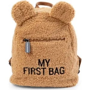 CHILDHOME - Dětský batoh My First Bag Teddy Beige