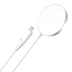 ChoeTech 15W Removable Wireless MagSafe Charger for iPhone12/13/14, white