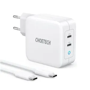 Choetech PD 100W GaN dual USB-C Charger with CC cable