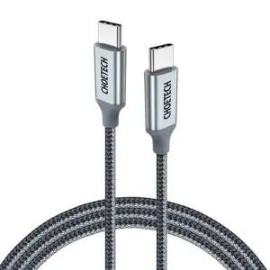 Kabel USB-C na USB-C 100W Choetech XCC-1002-GY 1,8 m (šedý)