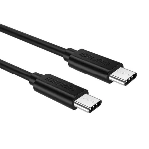 Kabel USB-C na USB-C Choetech CC0002 1m (černý)