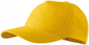 5-panelová kšiltovka, žlutá