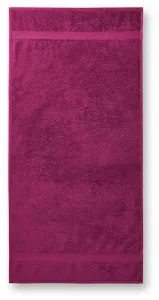 Bavlněný ručník hrubší, fuchsia red