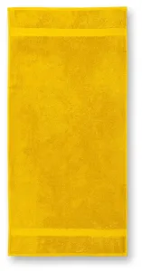 Bavlněný ručník hrubší, žlutá
