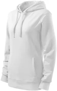 Dámská stylová mikina s kapucí, bílá / bílá #3486950