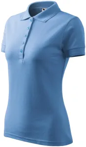 MALFINI Dámská polokošile Pique Polo - Nebesky modrá | XS