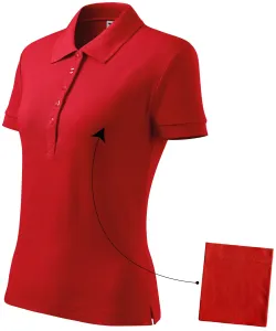 MALFINI Dámská polokošile Cotton - Červená | XL