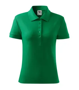 MALFINI Dámská polokošile Cotton - Středně zelená | XXL
