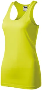 MALFINI Dámské tílko Racer - Neonově žlutá | XL