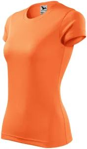 MALFINI Dámské tričko Fantasy - Neonově mandarinková | L