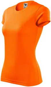 MALFINI Dámské tričko Fantasy - Neonově oranžová | L