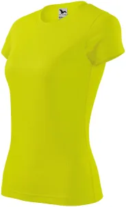 MALFINI Dámské tričko Fantasy - Neonově žlutá | XS