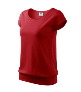 MALFINI Dámské tričko City - Červená | XS
