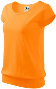 MALFINI Dámské tričko City - Mandarinkově oranžová | S
