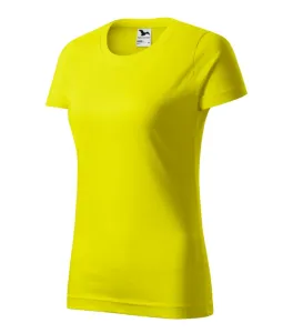 MALFINI Dámské tričko Basic - Citrónová | L