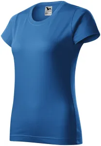 MALFINI Dámské tričko Basic - Azurově modrá | XL