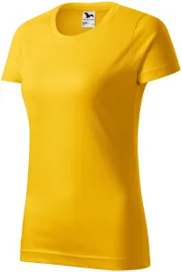 MALFINI Dámské tričko Basic - Žlutá | S