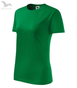 MALFINI Dámské tričko Classic New - Středně zelená | S