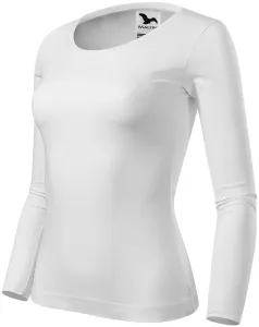 MALFINI Dámské tričko s dlouhým rukávem Fit-T Long Sleeve - Bílá | XXL