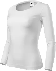 MALFINI Dámské tričko s dlouhým rukávem Fit-T Long Sleeve - Bílá | S