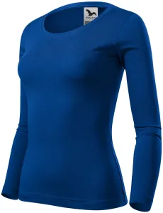 MALFINI Dámské tričko s dlouhým rukávem Fit-T Long Sleeve - Královská modrá | XXL
