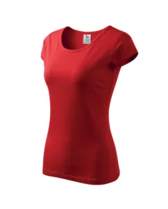 Dámské triko s velmi krátkým rukávem, červená, 2XL