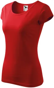 Dámské triko s velmi krátkým rukávem, červená