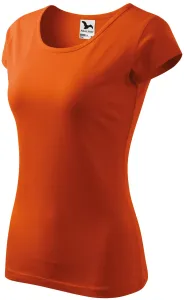 Dámské triko s velmi krátkým rukávem, oranžová, 2XL