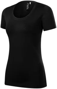 Malfini Merino Rise dámské krátké tričko, černé - XXL