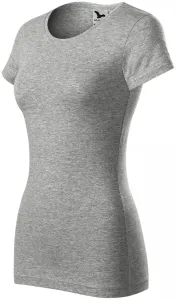 MALFINI Dámské tričko Glance - Tmavě šedý melír | S