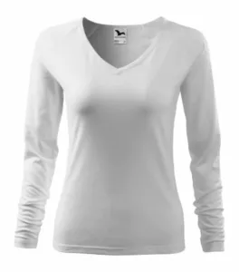 MALFINI Dámské tričko s dlouhým rukávem Elegance - Bílá | S