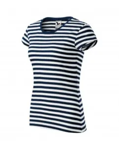 MALFINI Dámské námořnické tričko Sailor - Námořní modrá | M