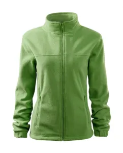MALFINI Dámská fleecová mikina Jacket - Trávově zelená | M