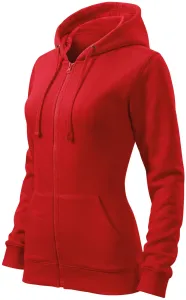 MALFINI Dámská mikina Trendy Zipper - Červená | L