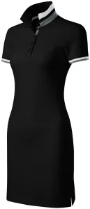 Dámské šaty s límcem nahoru, černá #3488555