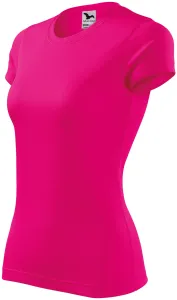 Dámské sportovní tričko, neonová růžová #3485661