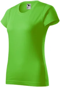 Dámské triko jednoduché, jablkově zelená #3482187