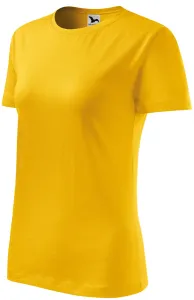 Dámské triko klasické, žlutá #3482089